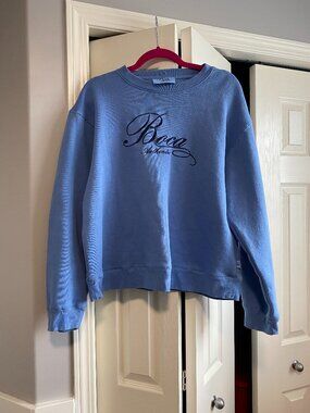 💙 Boca Authentic Sweatshirt Vintage | Light Blue | Size Medium 💙